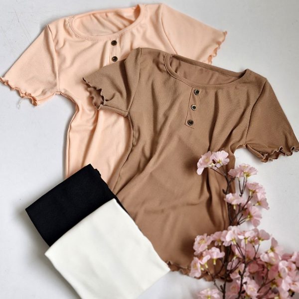 تیشرت 3 دکمه فانریپ - مانتو پاتریس رشت