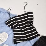 تاپ راه راه بند کشی - مانتو پاتریس رشت