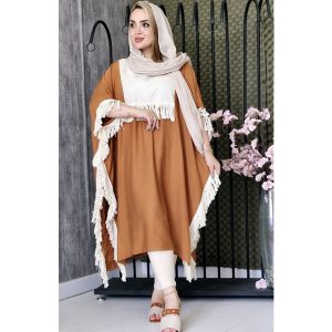 مانتو پانچ کرسپو ریش ریش - مانتو پاتریس رشت