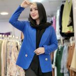 کت لینن دکمه نما- مانتو پاتریس رشت