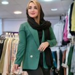 کت لینن دکمه نما- مانتو پاتریس رشت