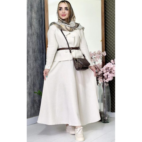 ست کت دامن 4 دکمه 41700134 - Image 3