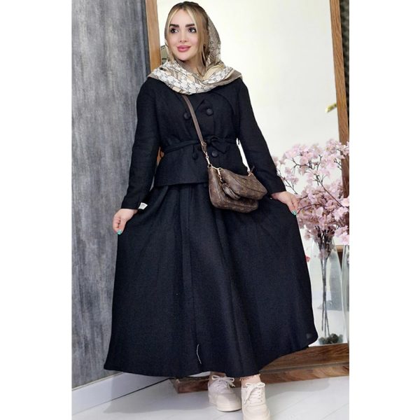 ست کت دامن 4 دکمه 41700134 - Image 2