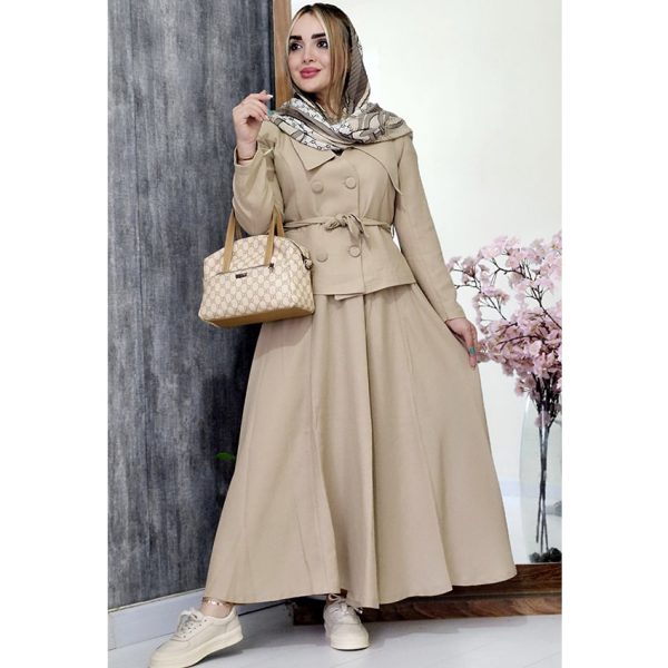 ست کت دامن 4 دکمه 41700134 - Image 1