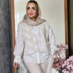 ست شومیز وست گل برجسته - مانتو پاتریس رشت