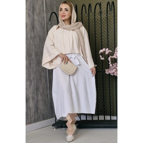 ست دو تیکه جلو بسته - مانتو پاتریس رشت