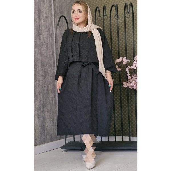 ست دو تیکه جلو بسته - مانتو پاتریس رشت