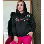 بلوز دورس مشکی گلدوزی - مانتو پاتریس رشت