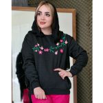 بلوز دورس مشکی گلدوزی - مانتو پاتریس رشت