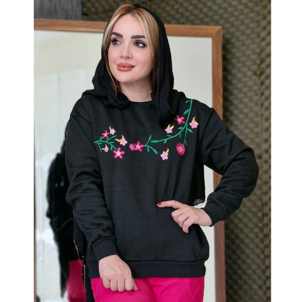 بلوز دورس مشکی گلدوزی - مانتو پاتریس رشت