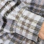 پالتو فوتر کمربندی چهارخونه - مانتو پاتریس رشت