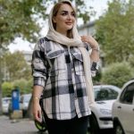 شکت دو جیب چهارخونه - مانتو پاتریس رشت