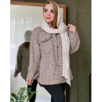 شکت دو جیب چهارخونه - مانتو پاتریس رشت