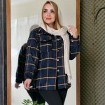 شکت دو جیب چهارخونه - مانتو پاتریس رشت