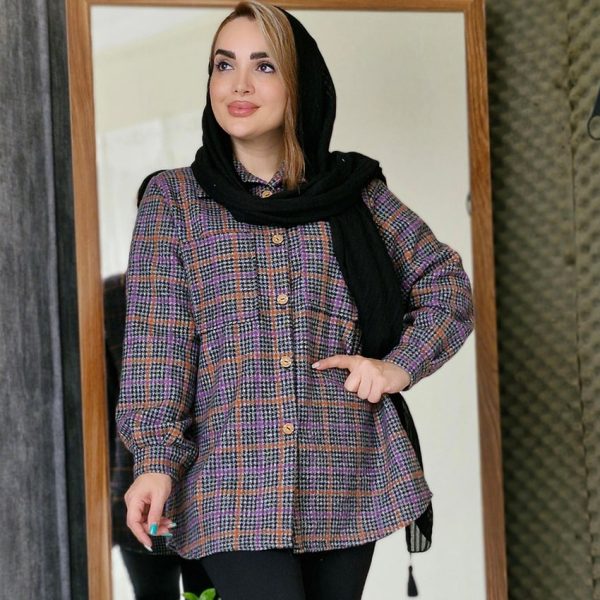 شکت چهارخونه پاییزه - مانتو پاتریس رشت