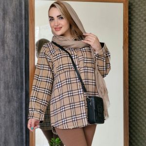 شکت چهارخونه پاییزه - مانتو پاتریس رشت