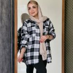 شکت فوتر چهارخونه - مانتو پاتریس رشت