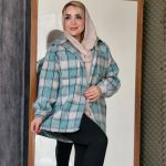 شکت فوتر چهارخونه - مانتو پاتریس رشت