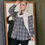 شکت فوتر چهارخونه - مانتو پاتریس رشت