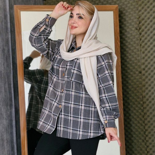 شکت فوتر چهارخونه - مانتو پاتریس رشت