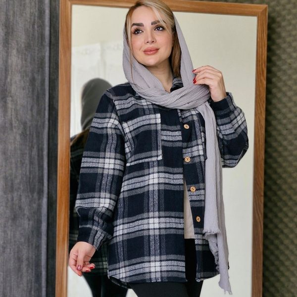 شکت فوتر چهارخونه - مانتو پاتریس رشت