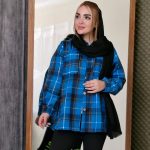 شکت چهارخونه پشمی - مانتو پاتریس رشت