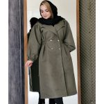 بارانی بلند پشت کش - مانتو پاتریس رشت