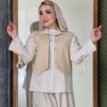 شومیز جلیقه لینن - مانتو پاتریس رشت