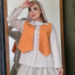 شومیز جلیقه لینن - مانتو پاتریس رشت