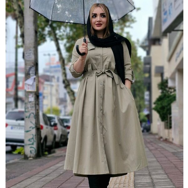 بارانی بلند کلوش - مانتو پاتریس رشت