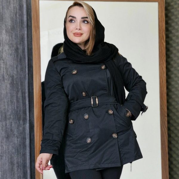 بارانی بلند کلاهدار - مانتو پاتریس رشت