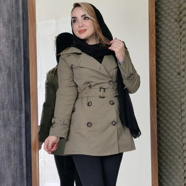 بارانی بلند کلاهدار - مانتو پاتریس رشت