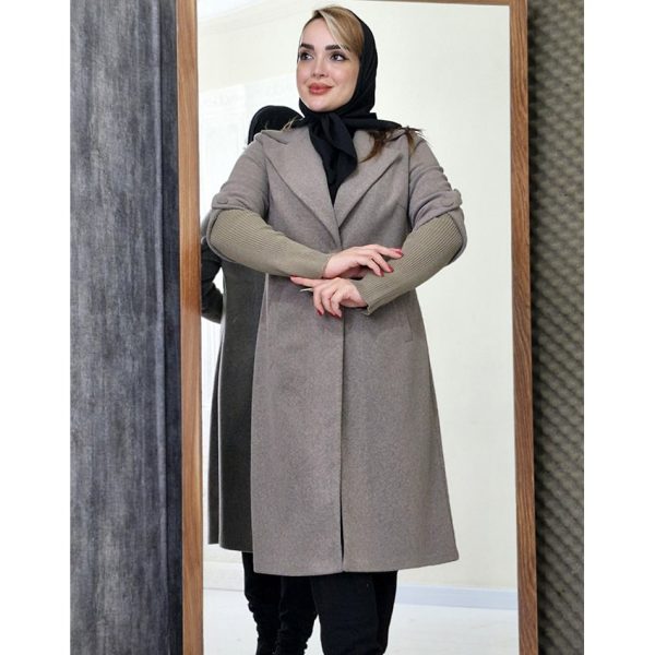 پالتو روناک آستین کشبافت - مانتو پاتریس رشت