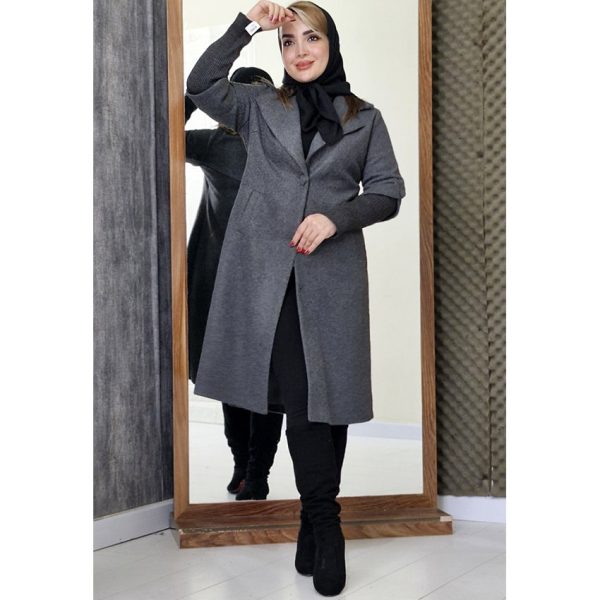 پالتو روناک آستین کشبافت - مانتو پاتریس رشت