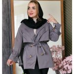 بارانی دو یقه کتان - مانتو پاتریس رشت