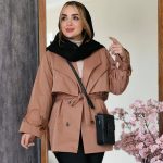 بارانی دو یقه کتان - مانتو پاتریس رشت