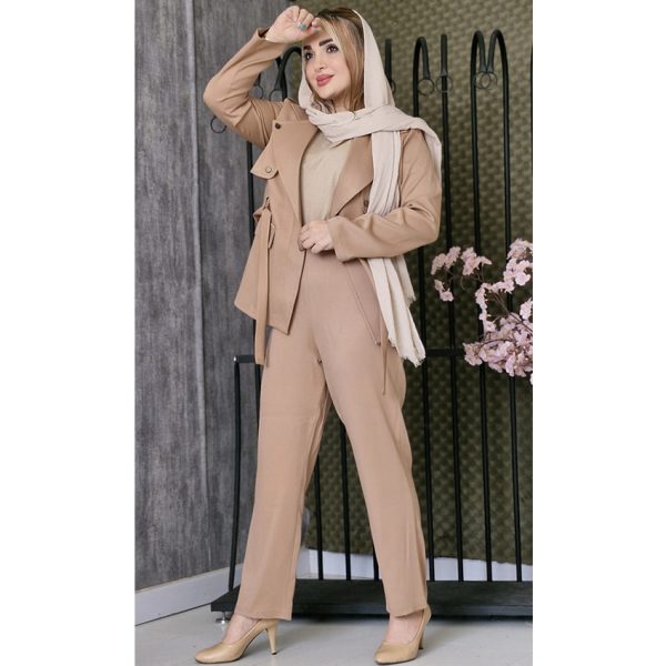 ست کت شلوار کجراه ژیله دار - مانتو پاتریس رشت