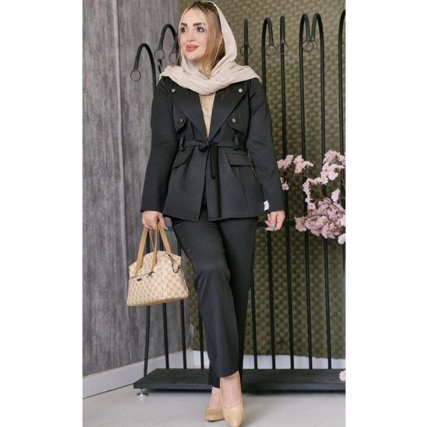 ست کت شلوار کجراه ژیله دار