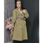 بارانی کتان چهارخونه - مانتو پاتریس رشت