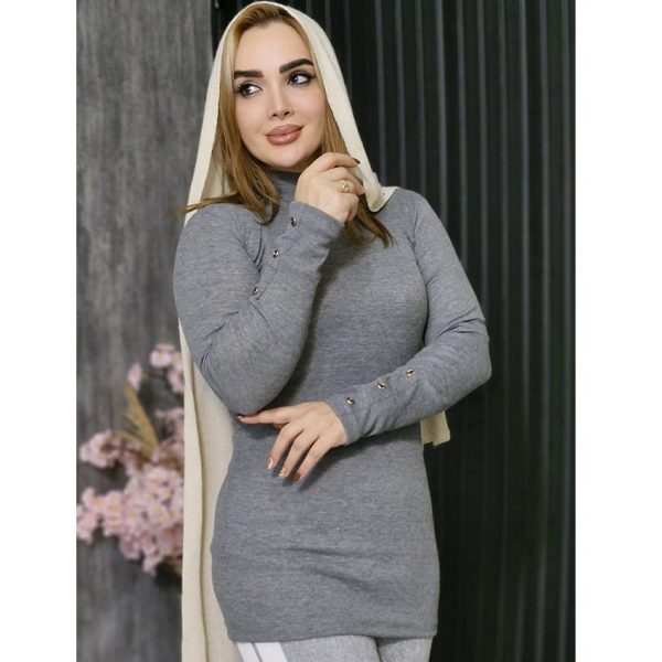 تونیک فانریپ آستین دکمه - مانتو پاتریس رشت