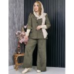 ست کت شلوار مخمل کبریتی - مانتو پاتریس رشت