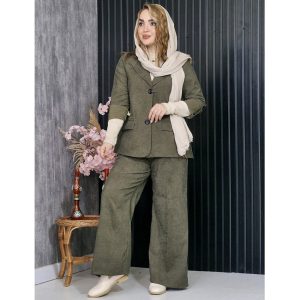 ست کت شلوار مخمل کبریتی - مانتو پاتریس رشت