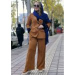 ست کت شلوار مخمل کبریتی - مانتو پاتریس رشت