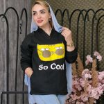 هودی دورس چاپ گربه - مانتو پاتریس رشت