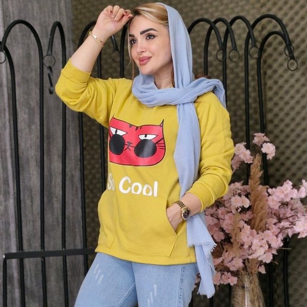 هودی دورس چاپ گربه - مانتو پاتریس رشت