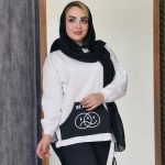 هودی بغل بند چاپی - مانتو پاتریس رشت