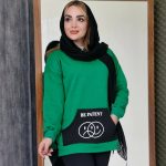 هودی بغل بند چاپی - مانتو پاتریس رشت