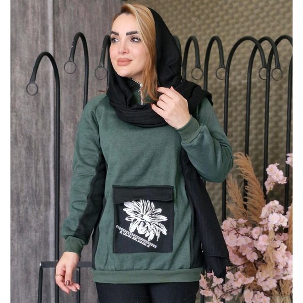 هودی دورس چاپ گل مانتو پاتریس رشت