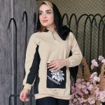 هودی دورس چاپ گل مانتو پاتریس رشت