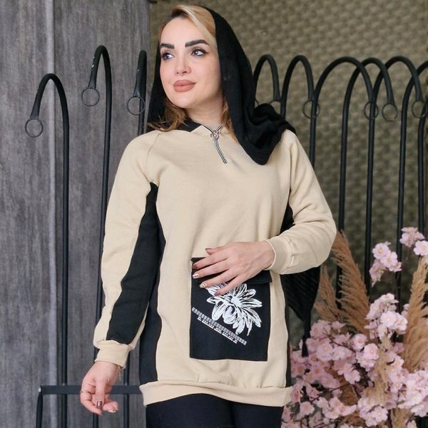 هودی دورس چاپ گل مانتو پاتریس رشت